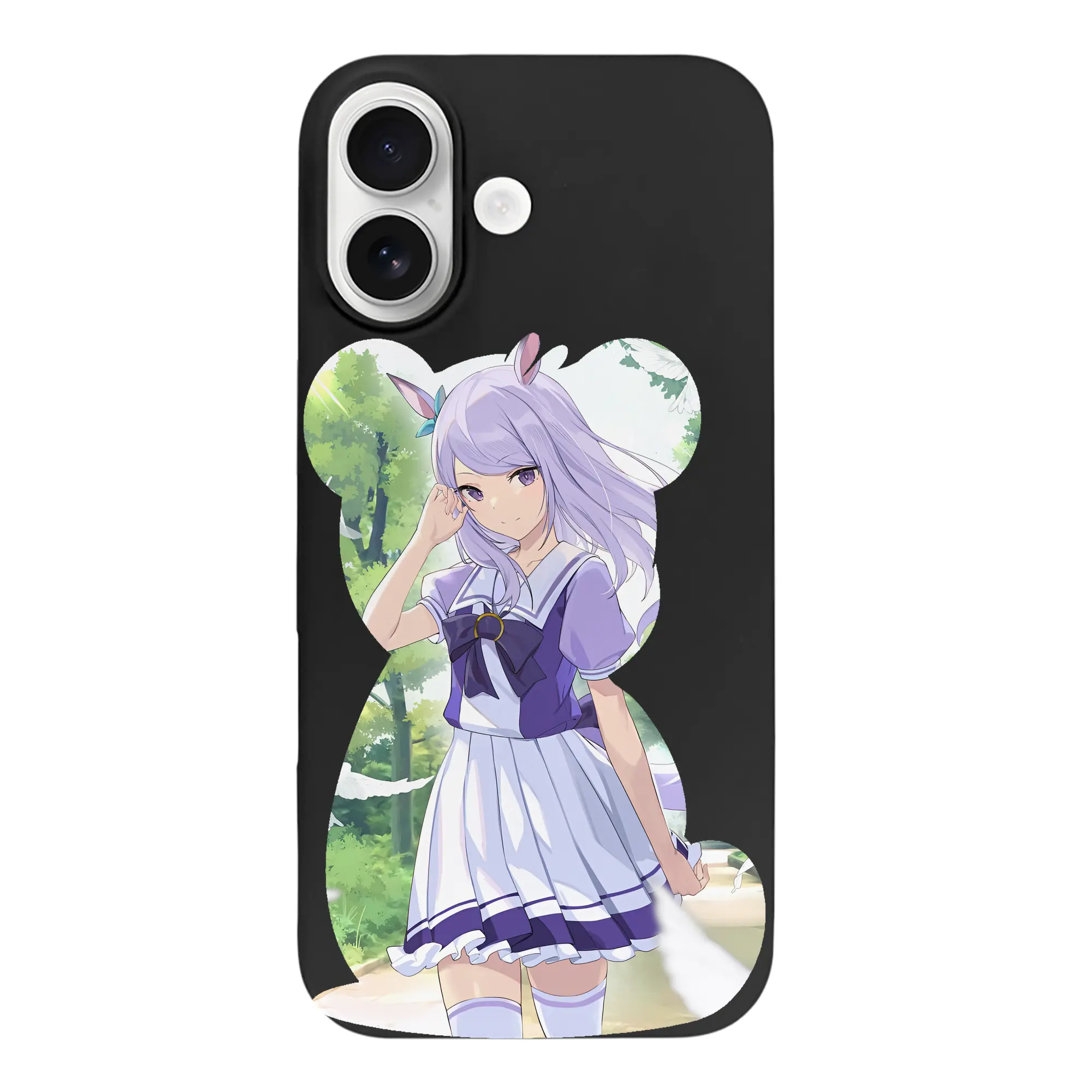 ウマ娘 プリティーダービー グッズ メジロマックイーン - iPhone 17 シリーズ シリコンケース 薄型 耐衝撃 指紋防止 ソフトタッチカバー 精密フィット 傷防止 保護ケース iPhone 17/17 Air/17 Pro/17 Pro Max 対応